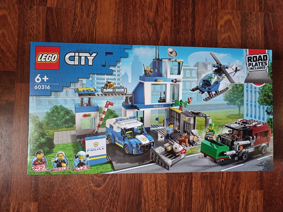 NOWE Klocki Lego 60316 City - Posterunek policji