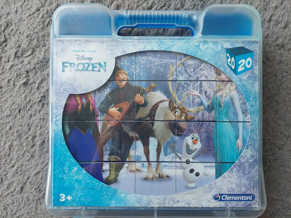 Super klocki puzzle, Clementoni, Kraina Lodu