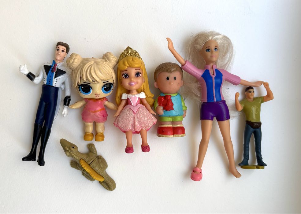 Małe laleczki zestaw księżniczka aurora lol lalka mini barbie