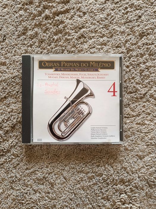 CDs Música "Obras Primas do Milénio - O Melhor da Música Clássica"