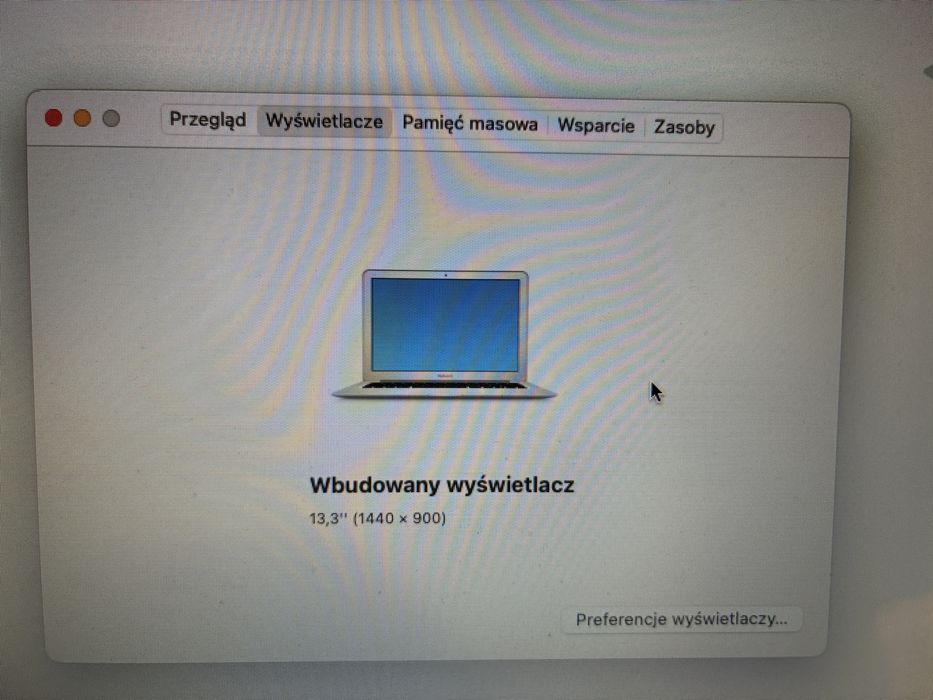 MacBook Air 2017 13 cali 8 GB i5 128 GB uzywany