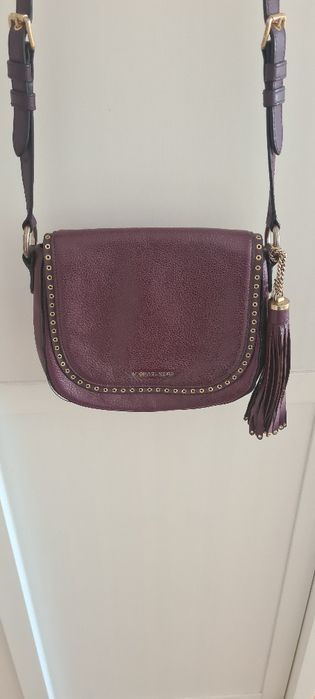 Sprzedam torebkę skórzaną MICHAEL KORS model Brooklyn 30F6ABNM2L Plum