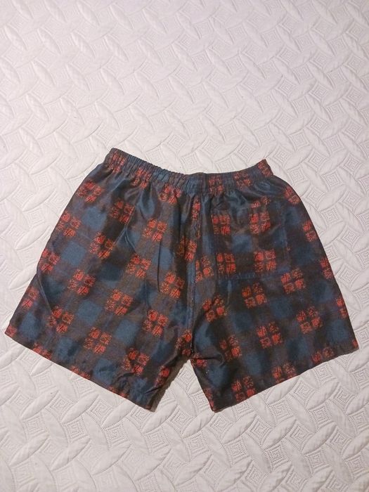 Calções de Praia - Azul e Vermelho