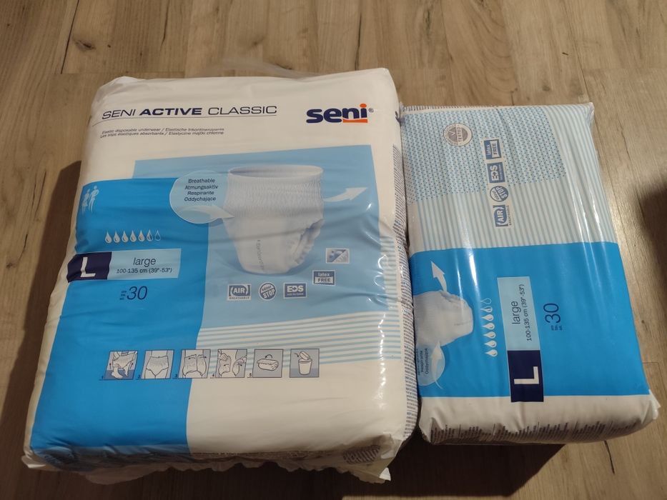 Pieluchomajtki dla dorosłych Senil Active Classic L 45szt