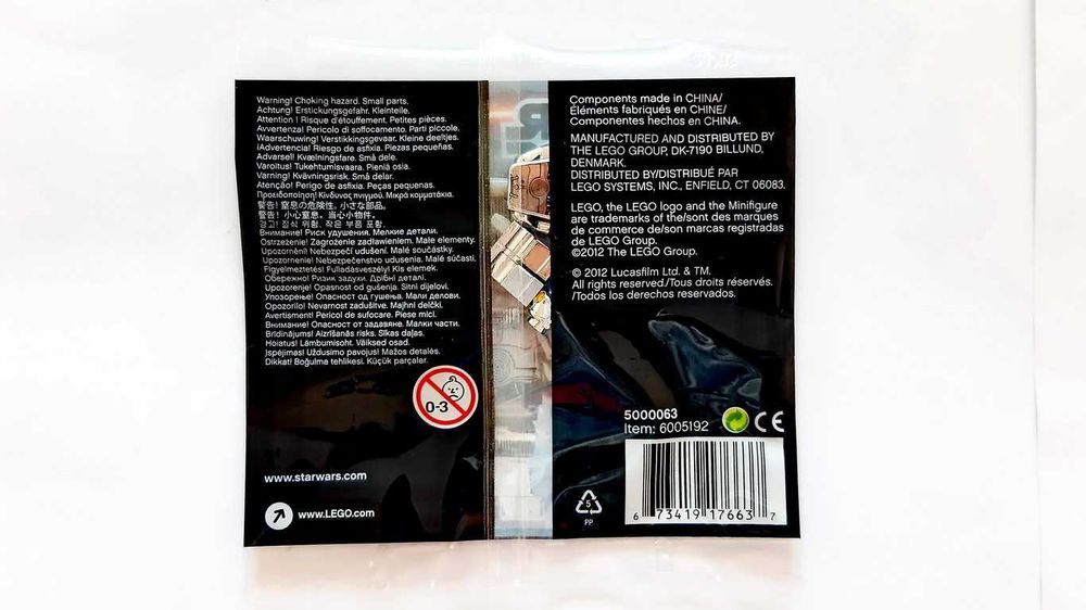 Lego Star Wars 500_0063 TC-14 polybag Chrome Silver selado