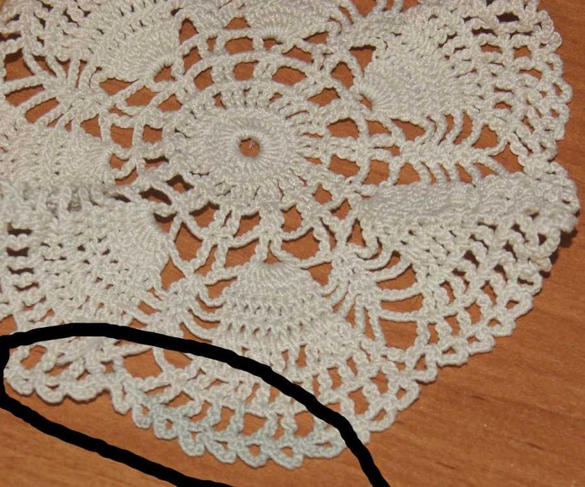 Serwetki ręcznie wykonane PRL 4 sztuki