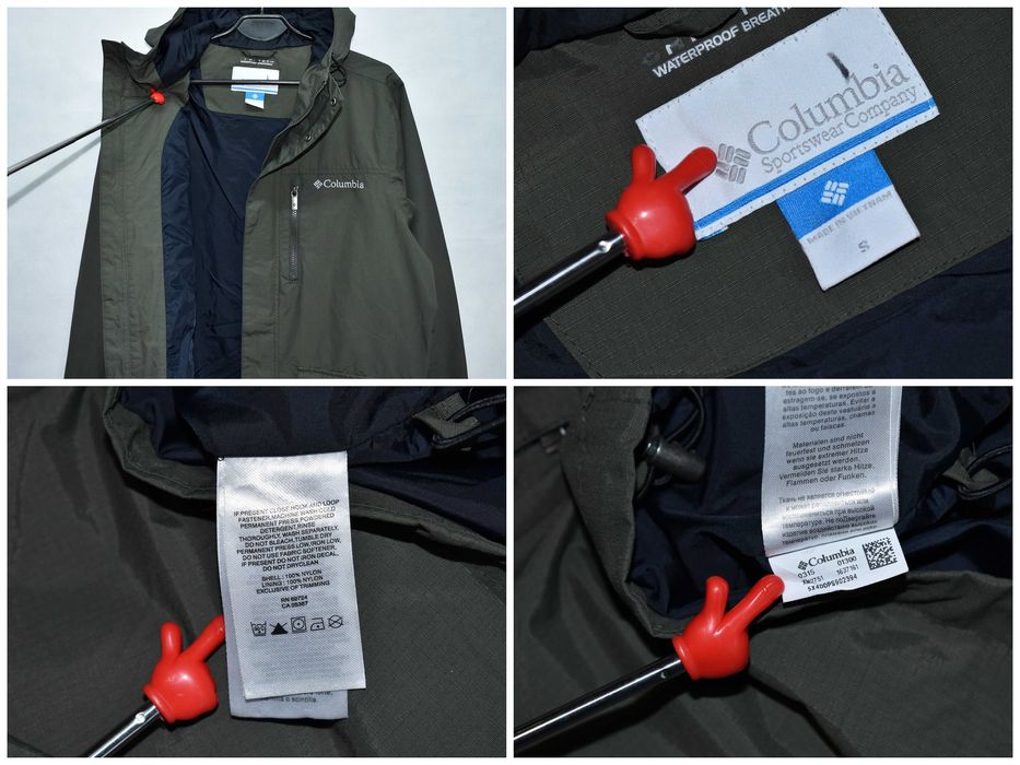 Kurtka Męska Przejściowa Columbia Omni Tech Waterproof Breathable Jacket S