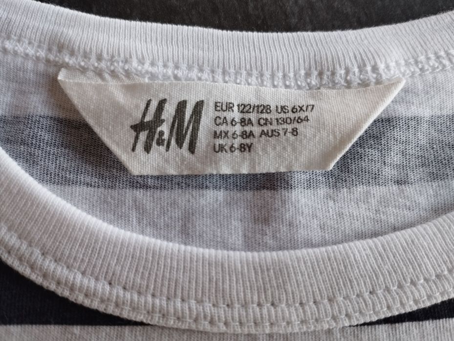 T-shirt m/comp. T.6/8 da H&M ótimo estado