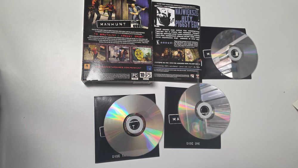 PC Manhunt small box, premierowe polskie wydanie