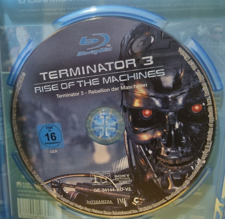 Blu ray фільм Термінатор 3 ліцензія з перекладом