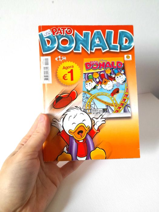 Livro Revista BD Disney Pato Donald Número 123 Coleção Antiga Vintage