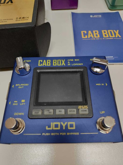 JOYO R-08 CAB BOX - SPEAKER SIMULATOR - NOVO (sem utilização)