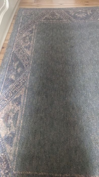 Dywan 193x140 melanż w przytłumionej zieleni