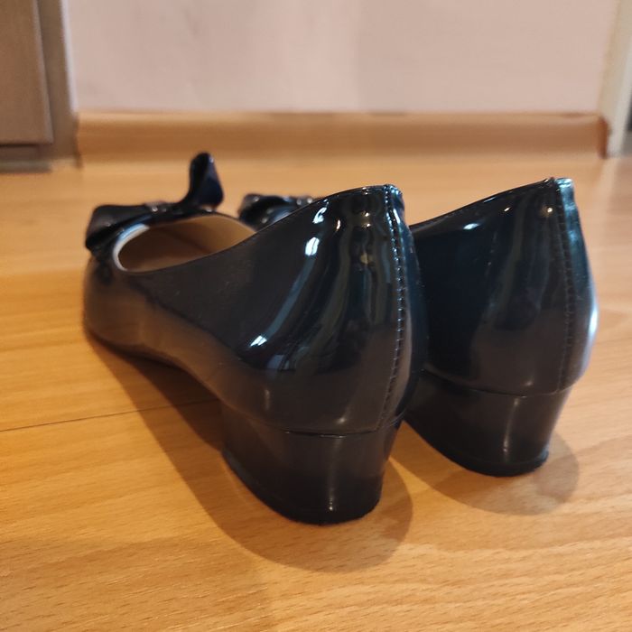 Baleriny lakierek granat 39