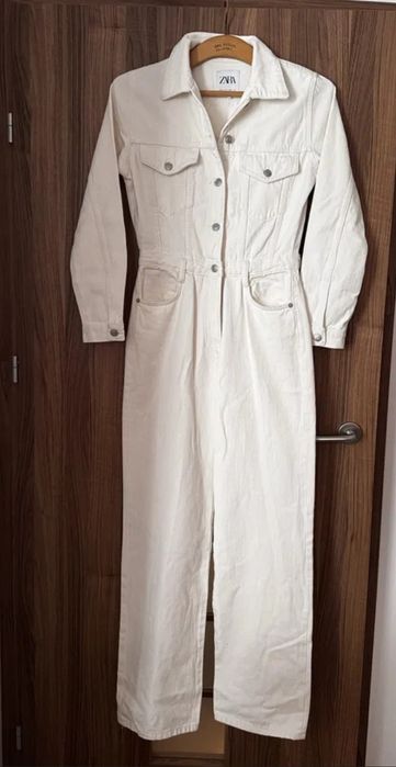 Kombinezon damski Zara  beżowy