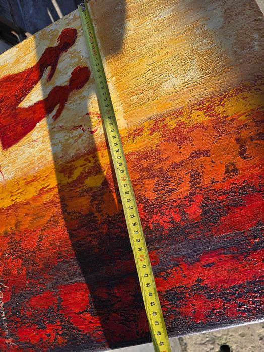 Stary obraz olejny na płótnie  new look  kobiety podpisany