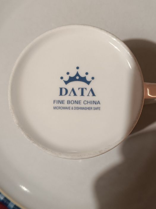 Kubek kolejowy – parowóz DATA Fine Bone China 9 cm defekt