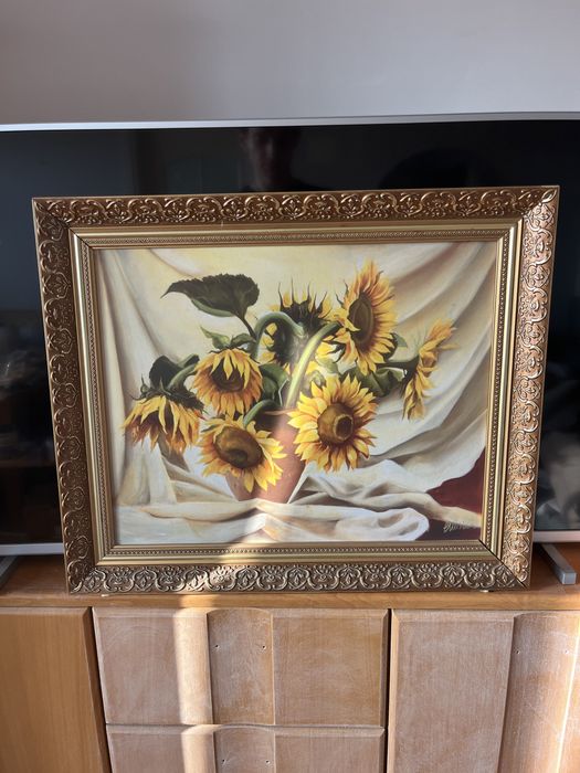 Reprodukcja obrazu w drewnianej ramy