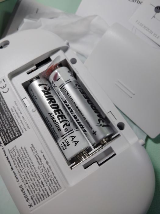 Detektor CO2 czujnik wysoki model baterie