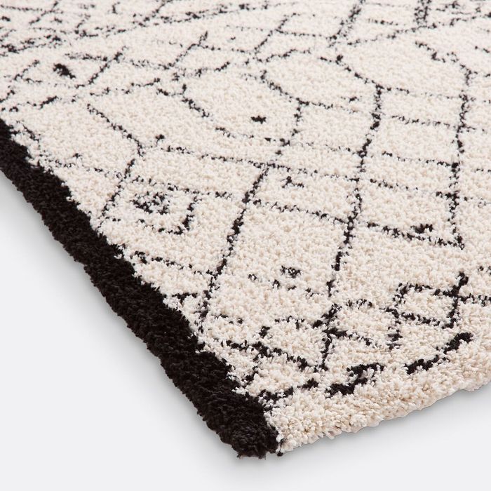 Tapete La Redoute AFAW - branco e preto