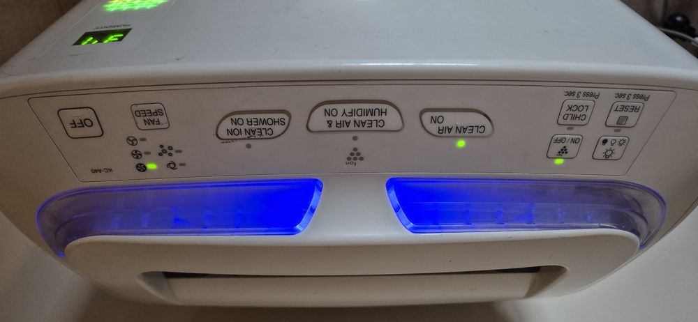 Oczyszczacz powietrza Sharp KC-A40EU-W Jonizacja Nawilżanie powietrza