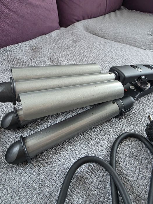 Modelador triplo para caracóis Babyliss Pro