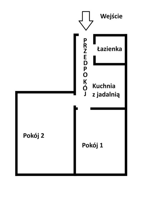 BEZPOŚREDNIO | Wrocław Wojnów| 2Pokoje + Osobna Kuchnia umeblowane |Budynek z2012r.| GAZowe | na Start lub Inwestycyja >6% ROI | rozkładowe|Natura2000