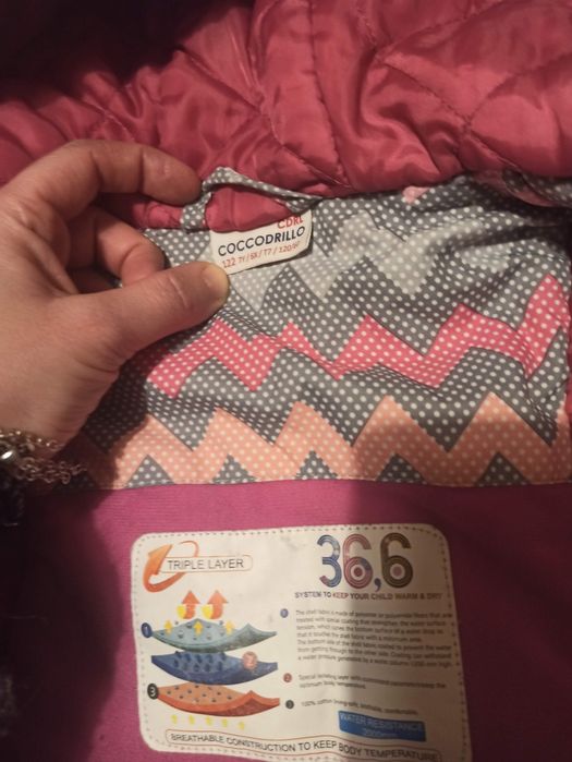 Kurtka zimowa Cocodrillo plus czapka