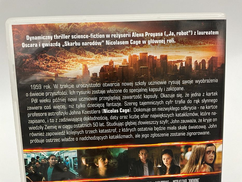 Zapowiedź DVD, Knowing, Thriller/Science-fiction 2009, Nicolas Cage
