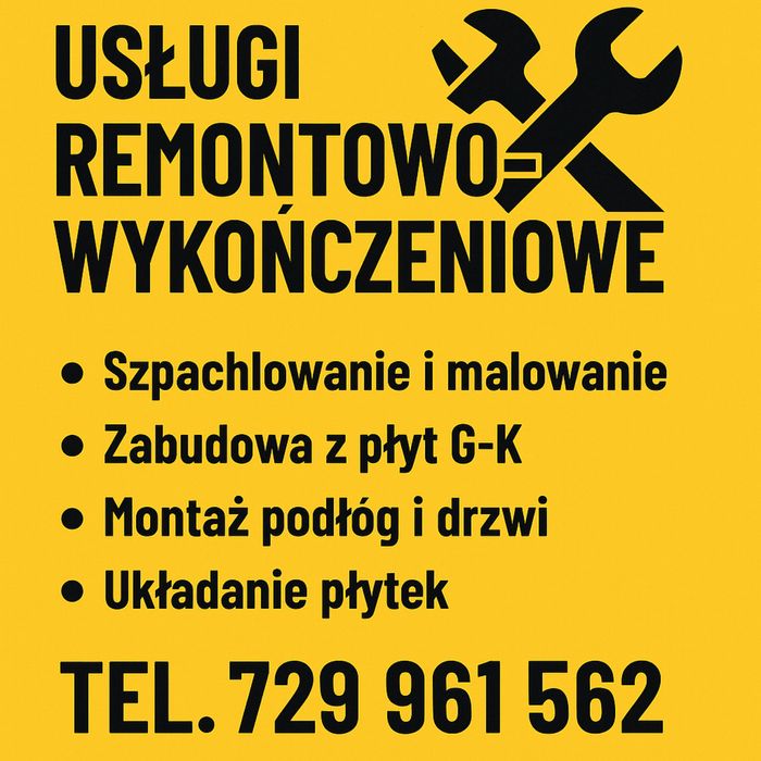 Remonty wykończenia