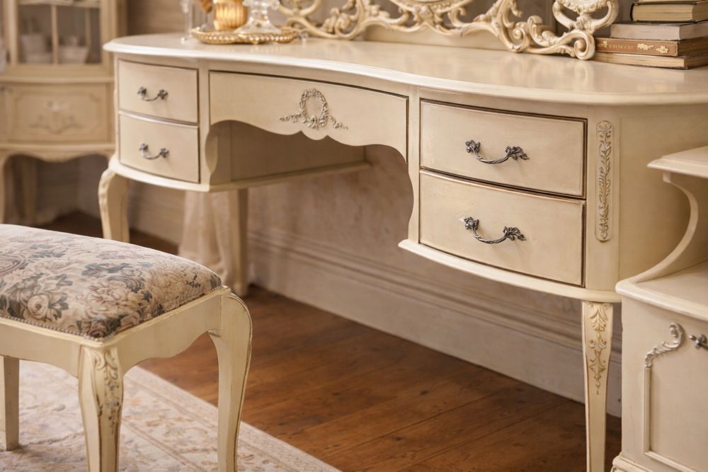 Toaletka w stylu Francuskim Shabby Chic plus dodatki