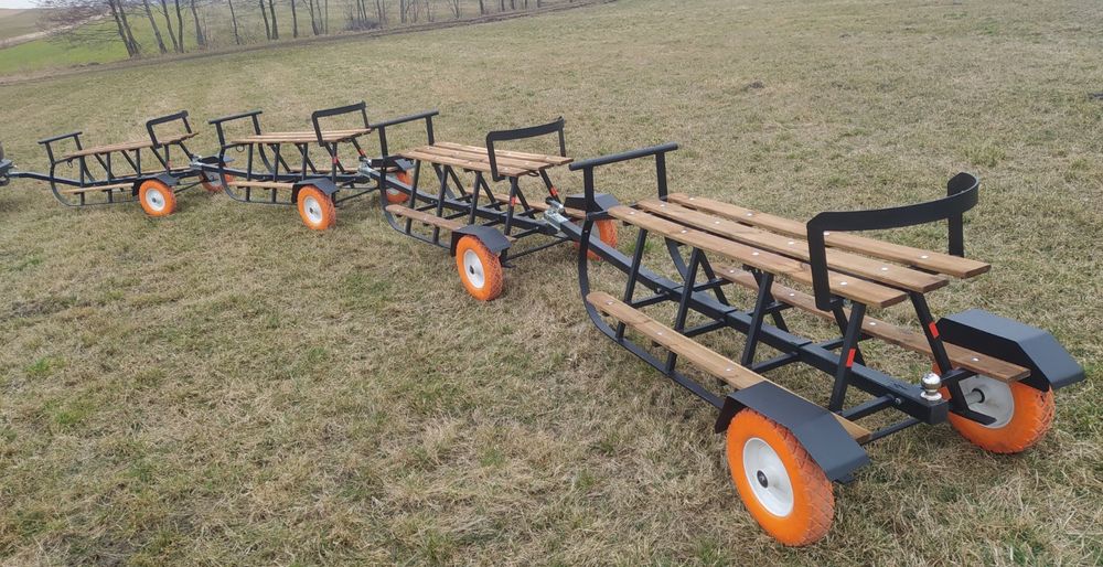 Sanki 120cm, sanki sanie kulig duże masywne