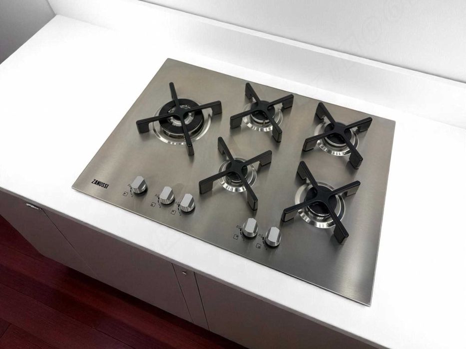 Zanussi / Зануссі Газова панель ZGU 76534 XA, 5 конф. нерж.