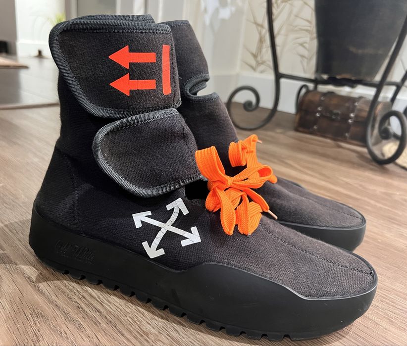 Off-White Wrap Hi-Top Sneakers.