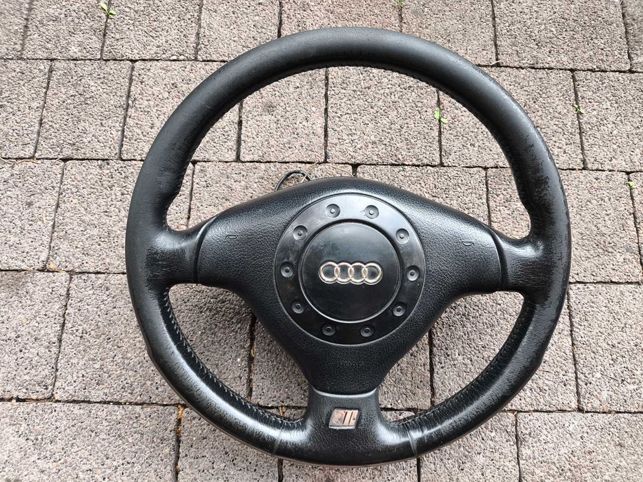 Kierownica Skóra Sline Audi A4 B5 Audi A6 C4 Audi 80 Mały Wieloklin