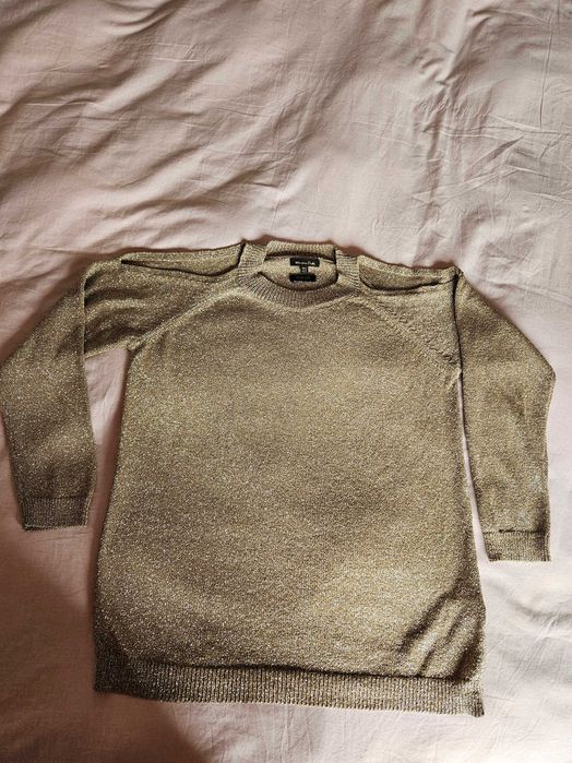 Camisola Dourada e Brilhante da Massimo Dutti