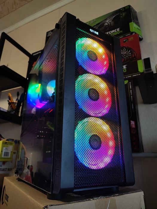 Ігровий комп'ютер intel I5 8500 6X Cores 4.1GHZ, GTX1070 8GB, 16GB DDR4 SSD 250GB+1TB, 600W Gaming PC