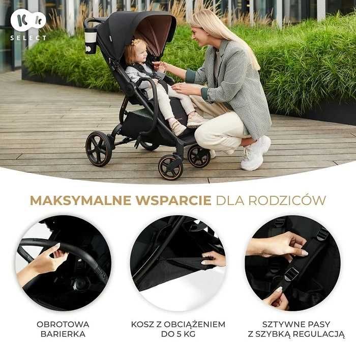 Wózek Spacerowy MITZY Kinderkraft Spacerówka TERENOWA Do 22kg
