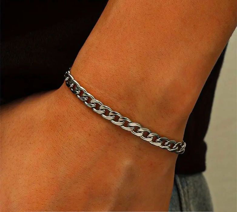 Srebrna bransoletka męska