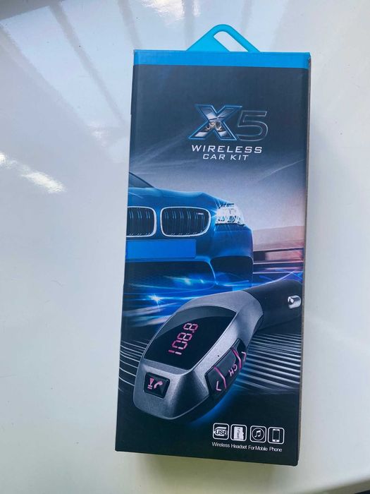Автомобильный FM модулятор X5 Car Kit с Bluetooth