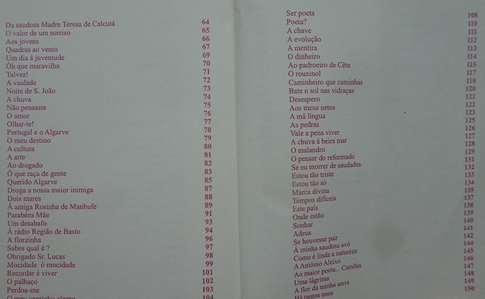 É O Coração Que Fala de Maria José Barbosa (184 Poemas)