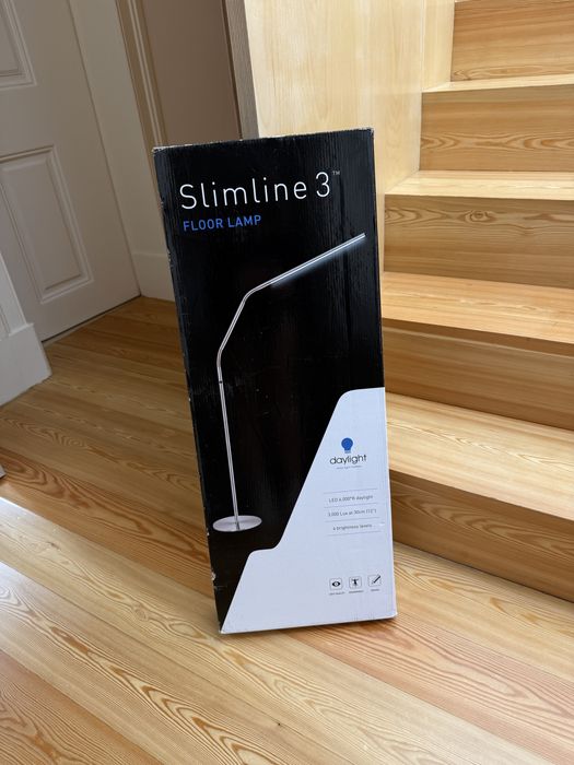 Silver Floor Lapm LED