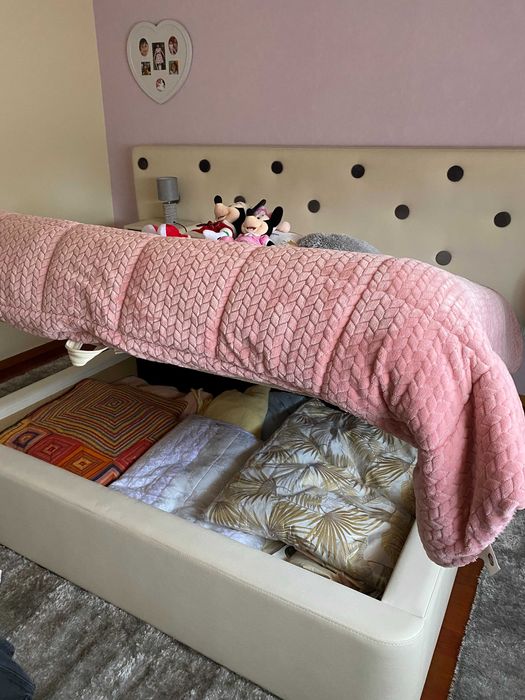 CAMA  + colchao + cabeceira