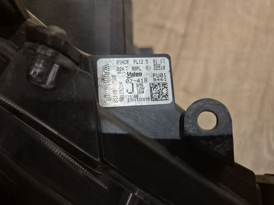 Lampa Toyota Corolla