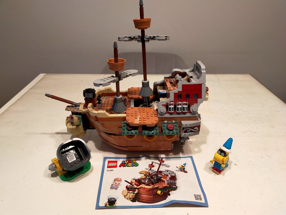 LEGO Mario 71391 statek, sterowiec Bowsera
