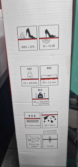 TANIO-Podkład pod panele ARBITON  Multiprotect 1000,  3 w 1, gr 1,5 mm