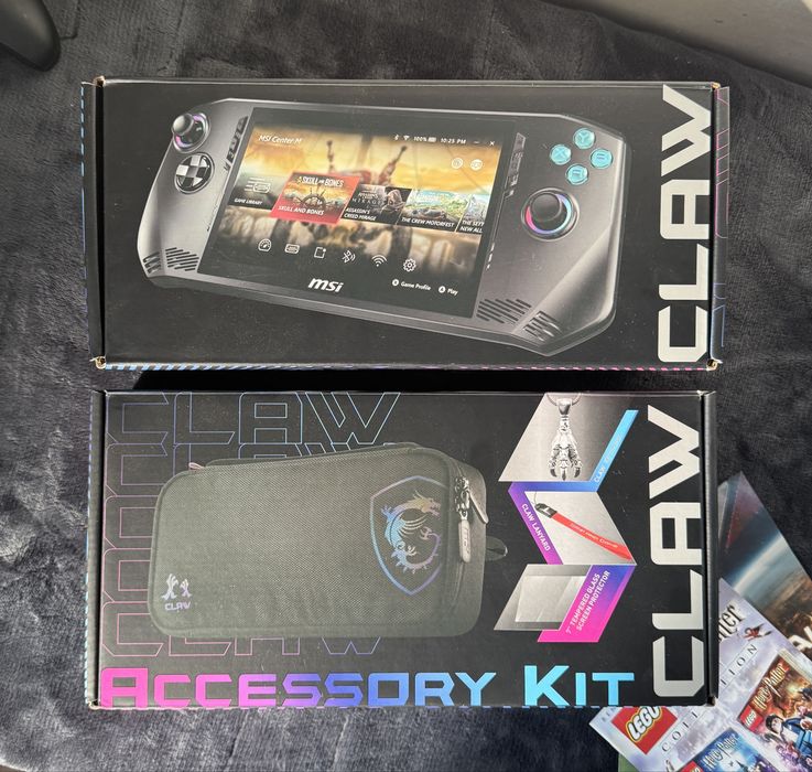 MSI Claw A1M. Core Ultra 7. Повний комплект + офіційний набір аксесуарів