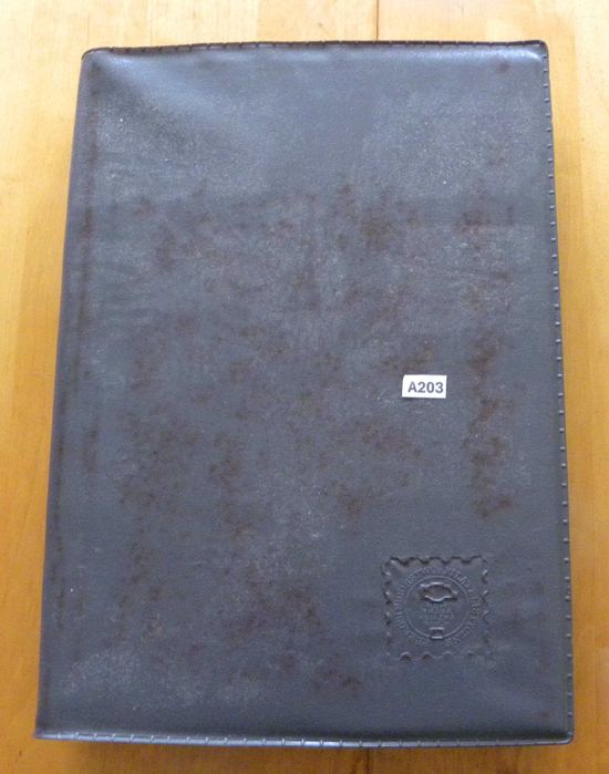 Klaser ze znaczkami, znaczki pocztowe A203