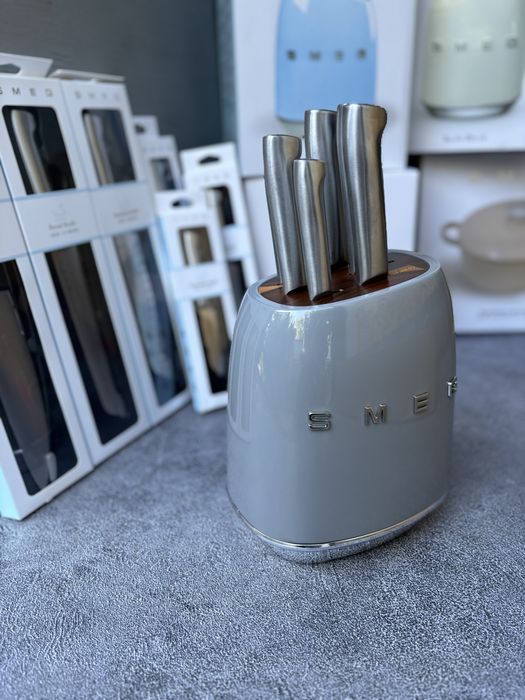 Набір ножів smeg ножи ножик смег