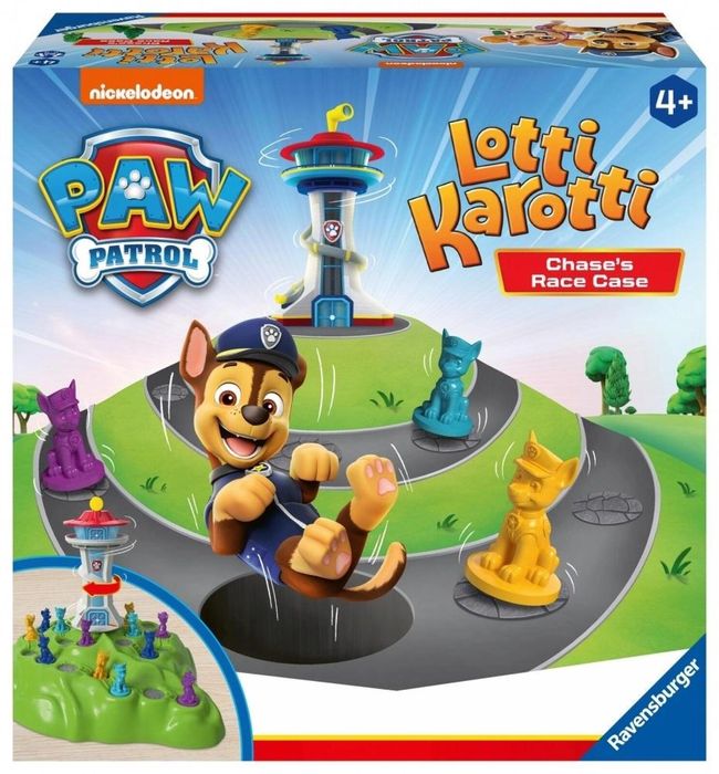 Lotti Karotti Wyścig Chase'a Psi Patrol Ravensburger pudełko,266x266